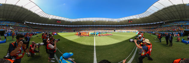 Teamaufstellung vor dem 16. Spiel des 2014 FIFA World Cup Brazil zwischen Niederlanden und Mexico in Castelao am 29. Juni 2014 in Fortaleza, Brasilien.  (Robert Cianflone/360/Getty Images)